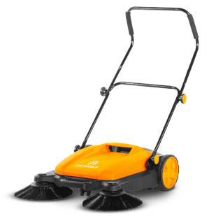 Small size cheap manual industrial floor sweeper machine dust street sweeepr